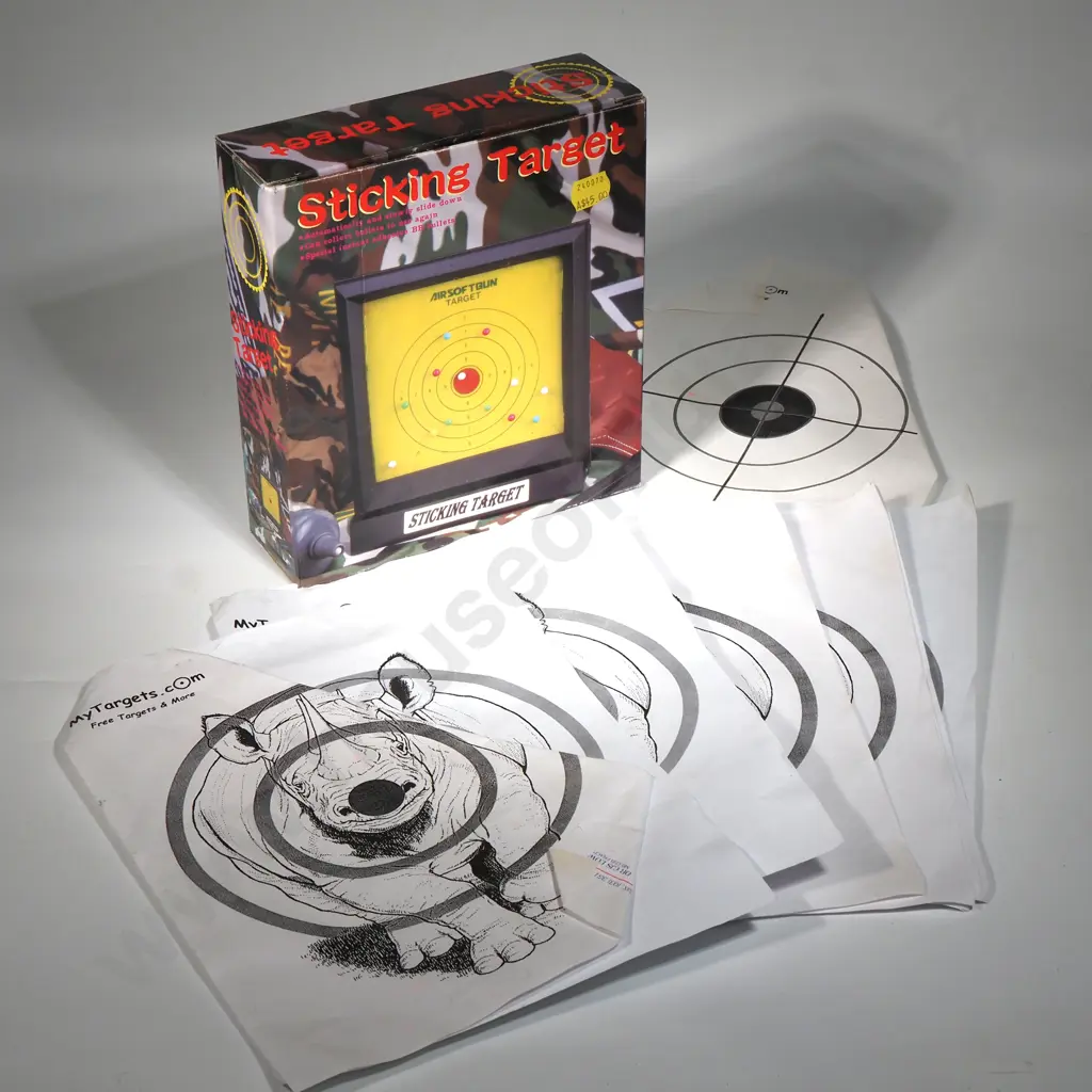 Sticking Air Soft Gun Target & Paper Targets  Image 1++