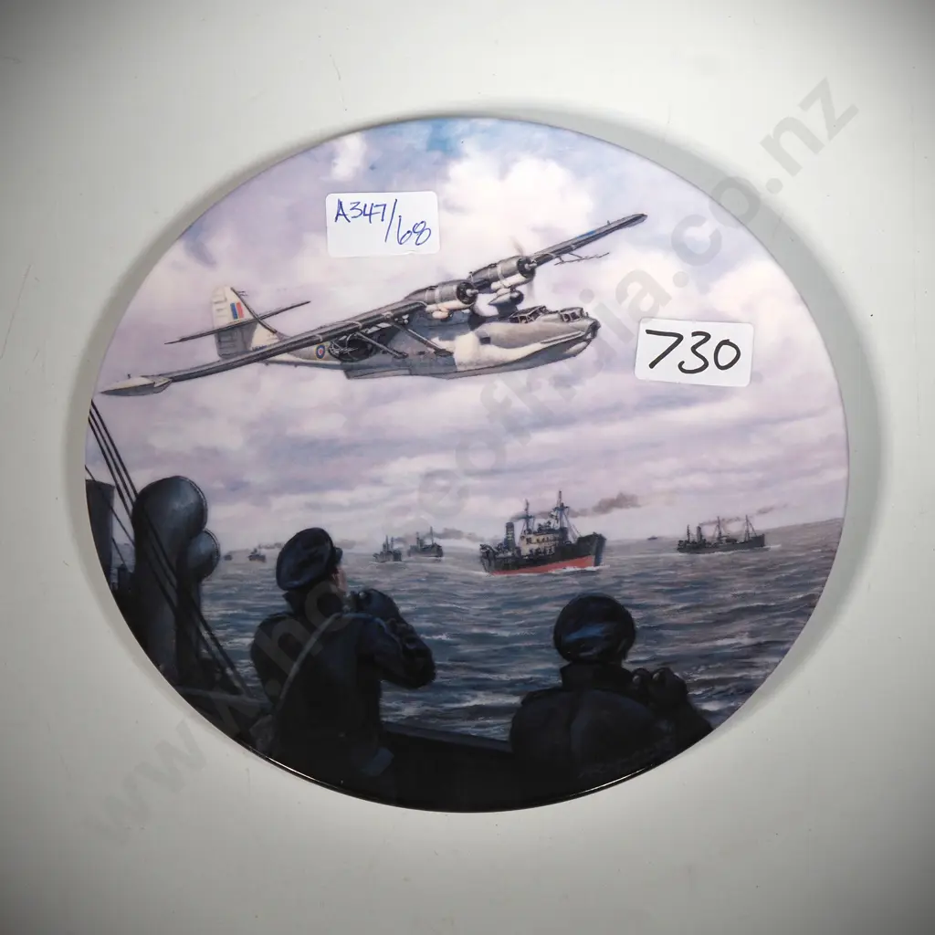 Royal Daulton ''Maritime Patrol'' Display Plate Image 1++