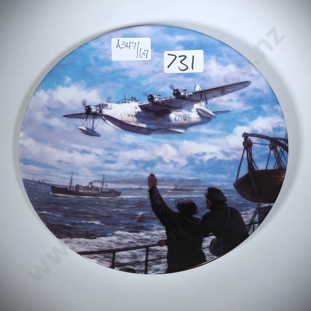 Royal Daulton ''Convoy Duty'' Display Plate Image 1++