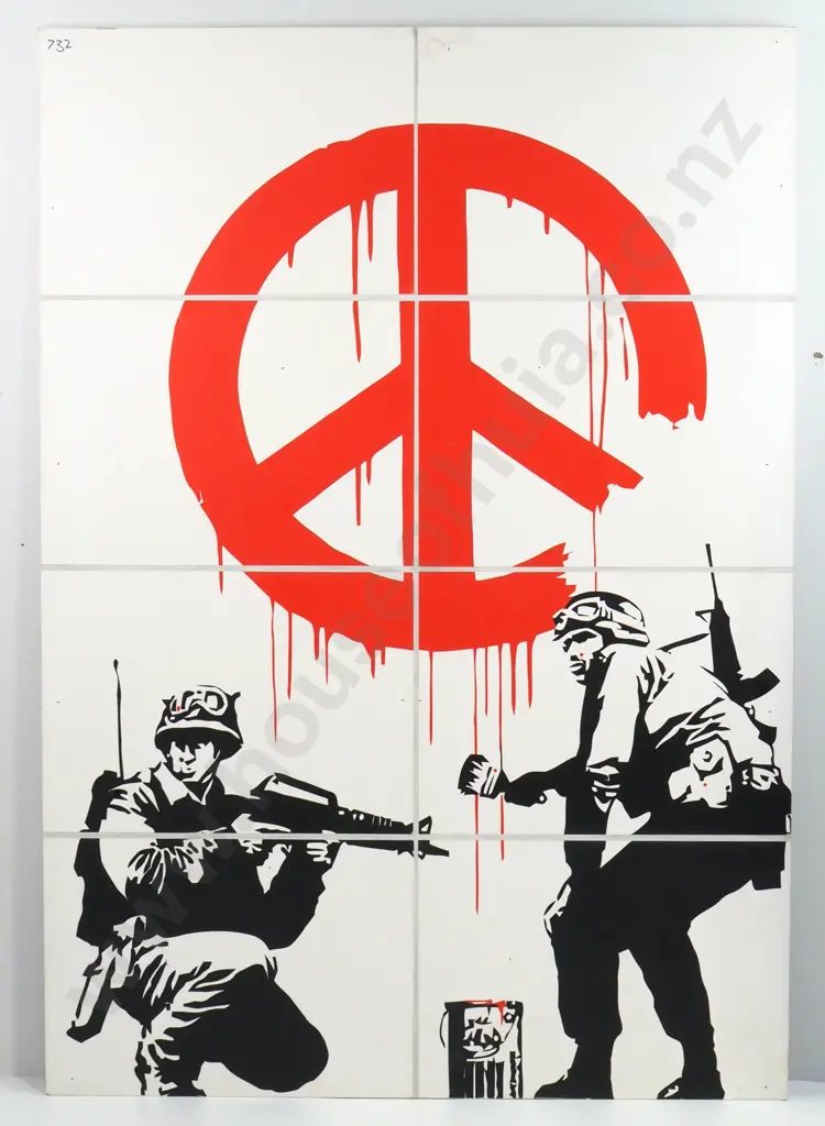 Large Replica Bansky Artwork Image 1++