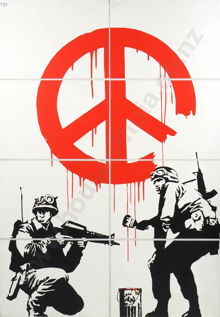 Large Replica Bansky Artwork Image 1++