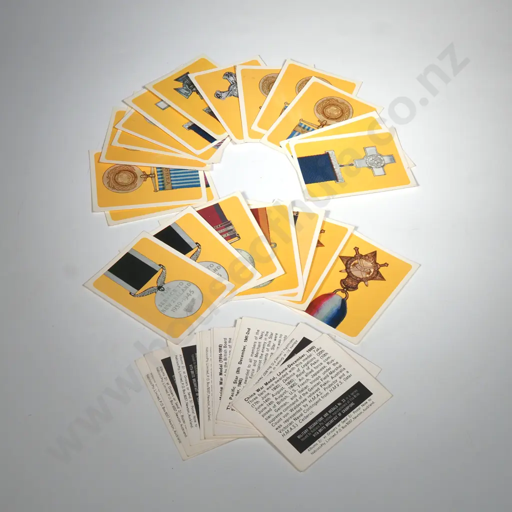 Nobisco Cards - Military Decorations and Medals Image 1++