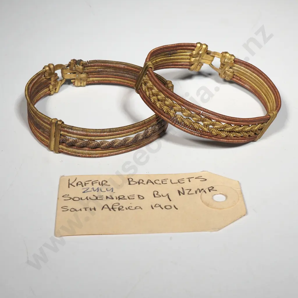 Kaffir (Zulu) Bracelets 1901 Image 1++
