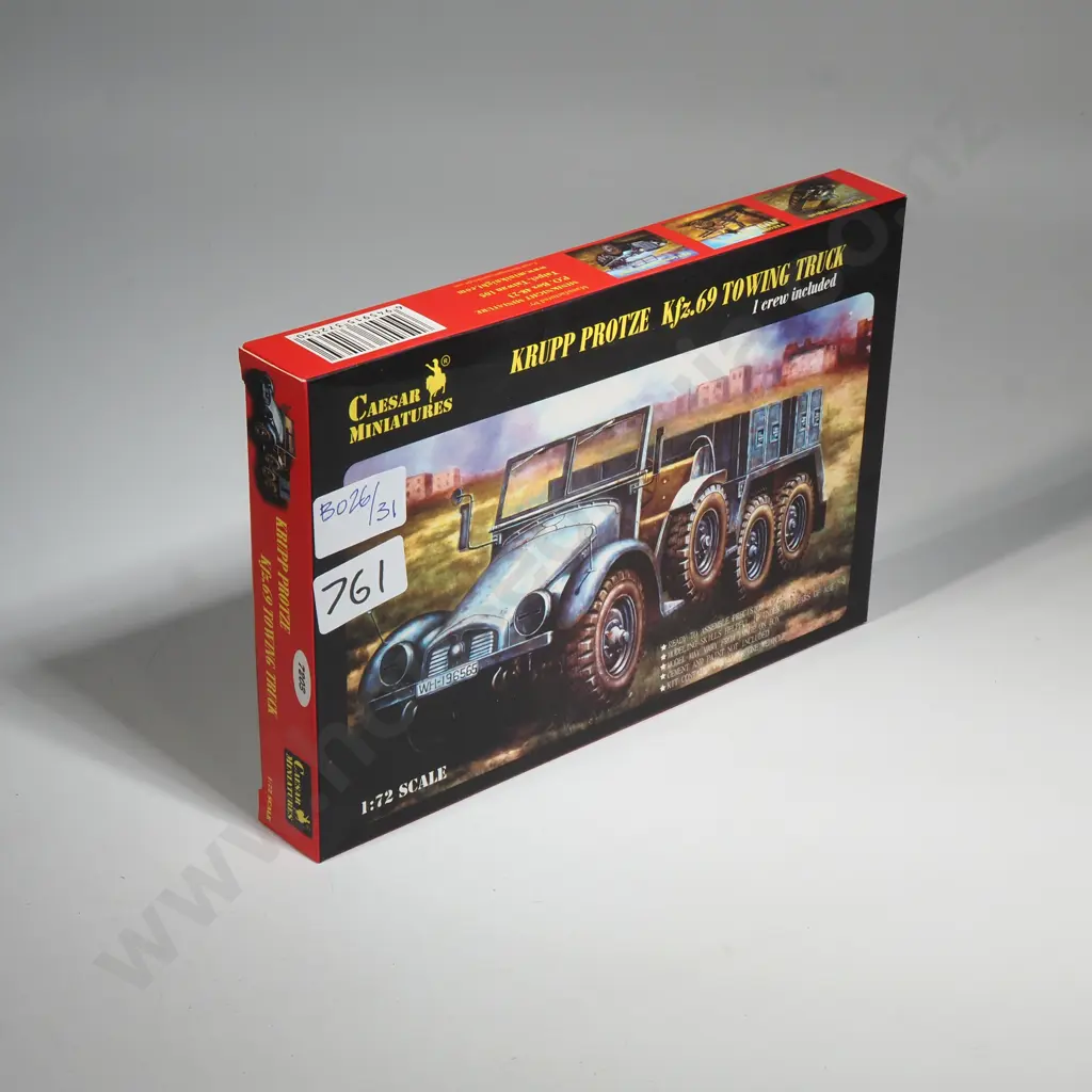 Caeser Miniatures - Krupp KFZ 69 Towing Truck Model - Unused Image 1++