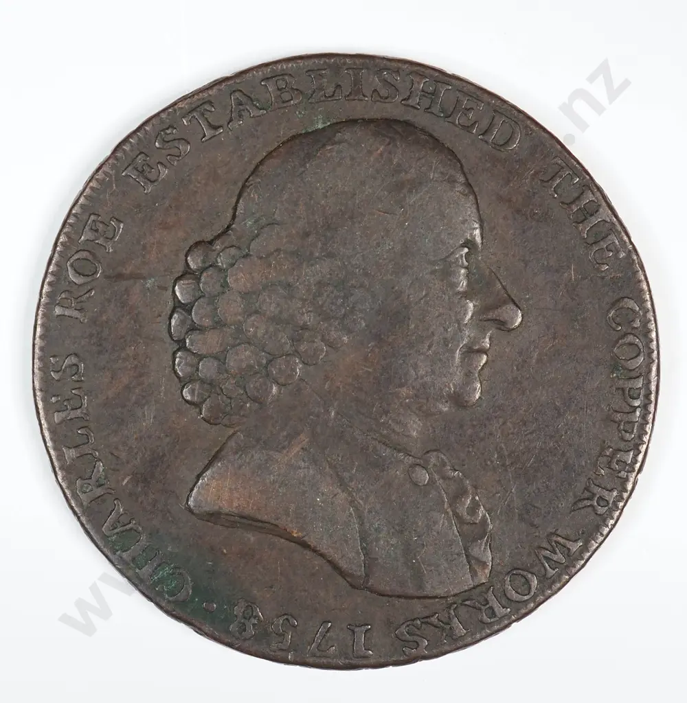 Halfpenny: 1791 - Very Fine Image 1++