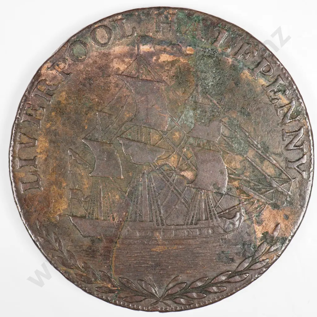 Halfpenny: 1791 - Very Fine Image 1++