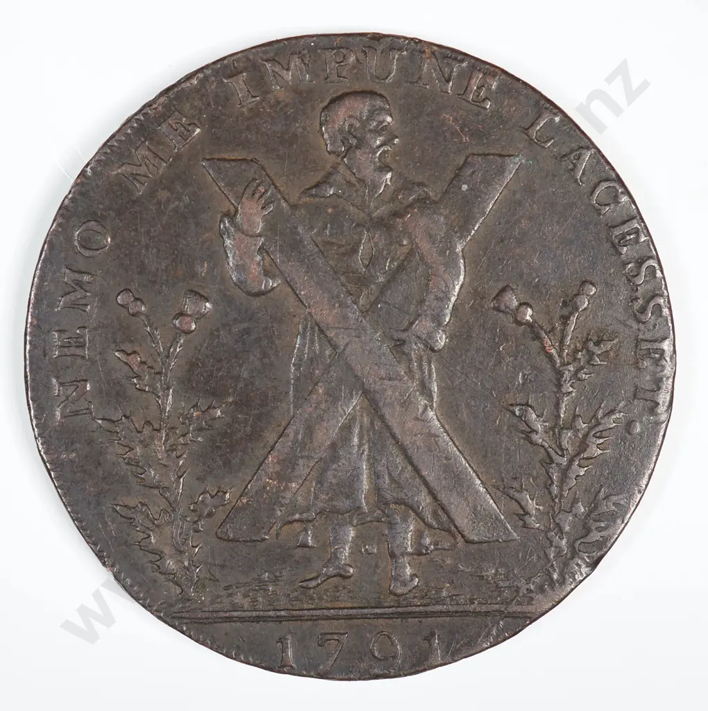 Halfpenny: 1791 - Very Fine Image 1++