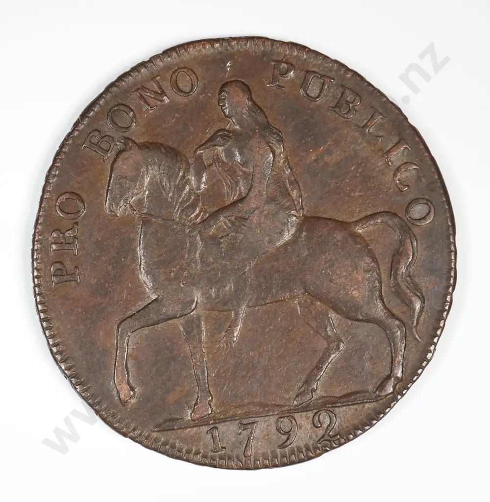 Halfpenny: 1792 - Very Fine Image 1++