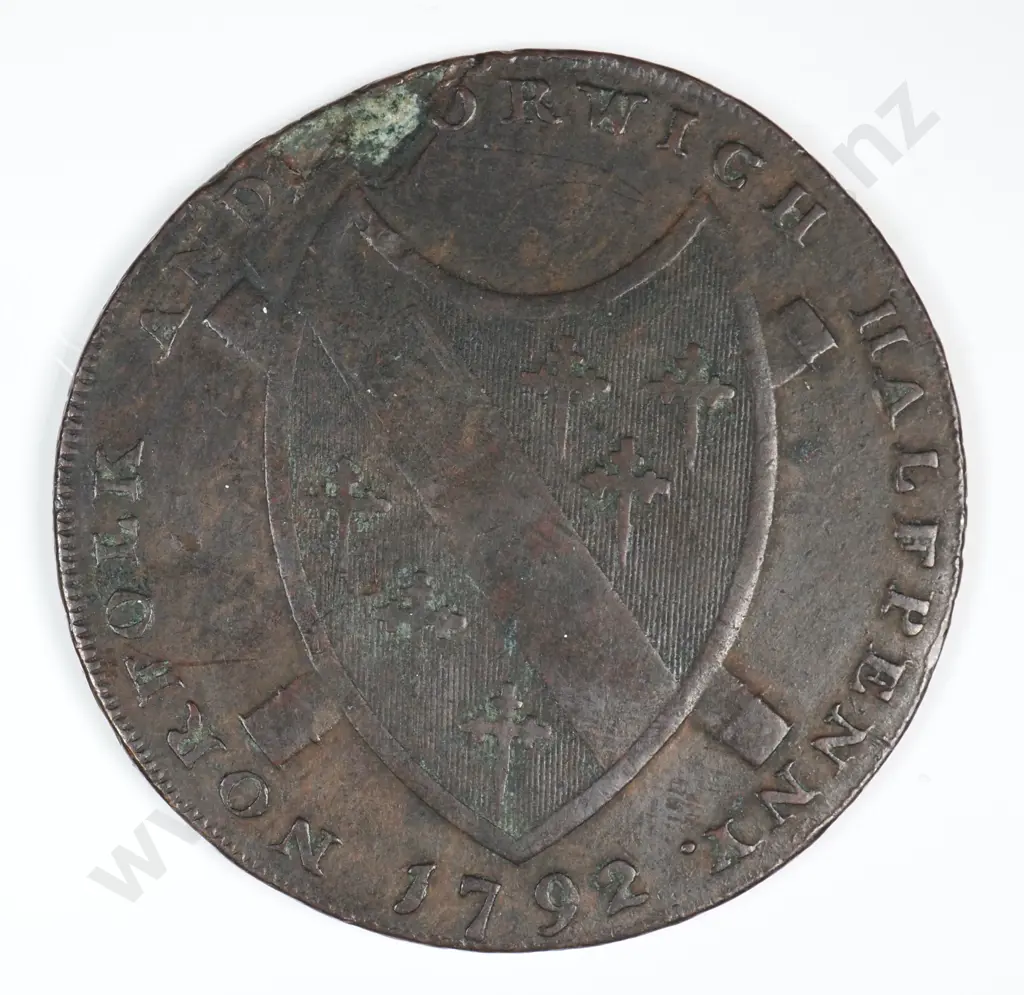 Halfpenny: 1792 - Very Fine Image 1++
