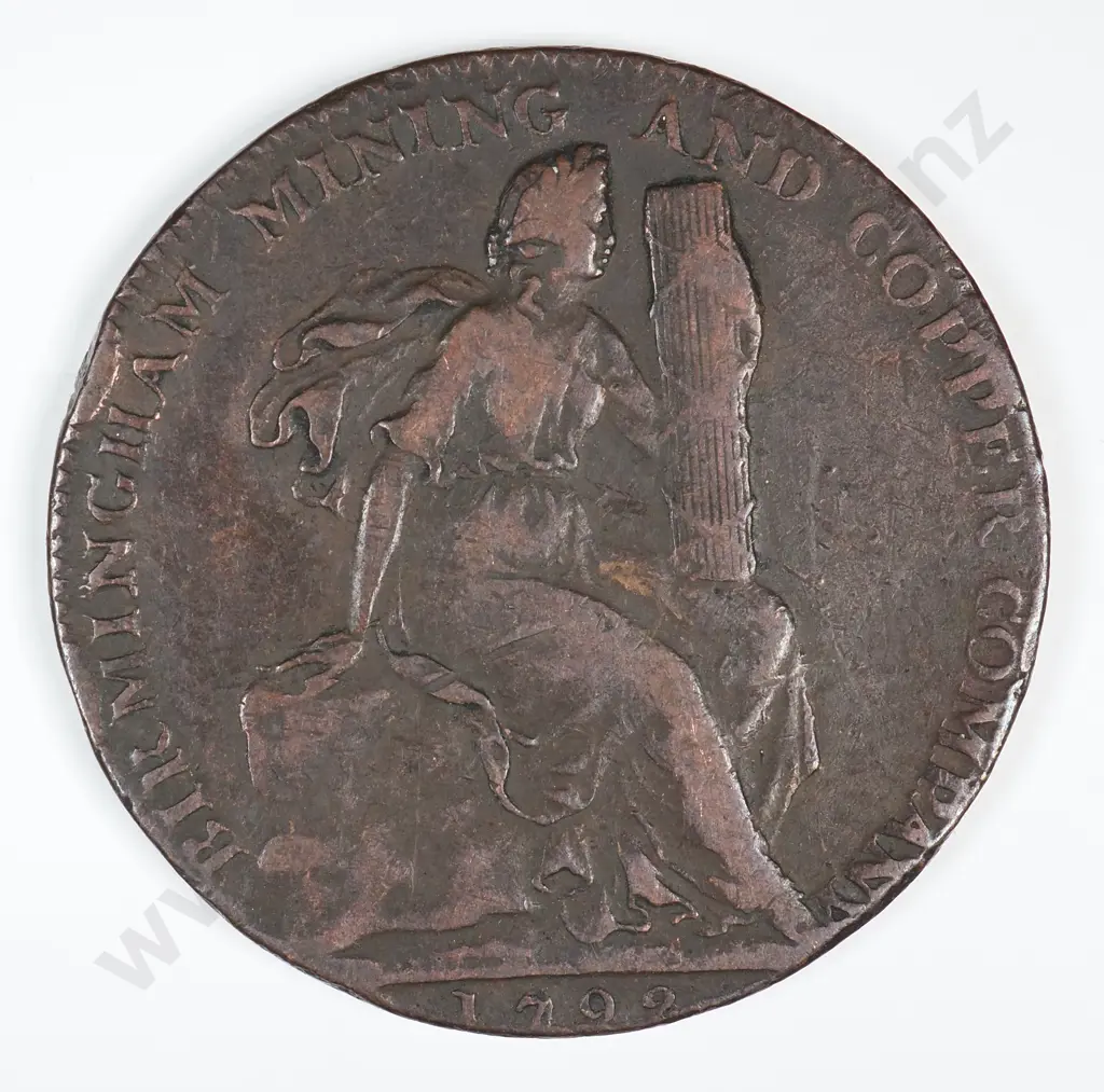 Halfpenny: 1792 - Very Fine Image 1++