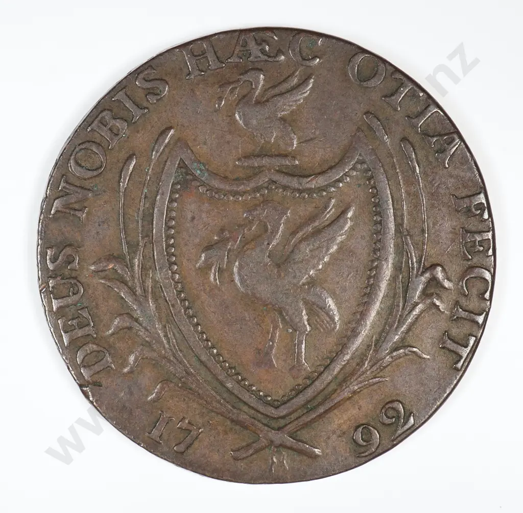Halfpenny: 1792 - Very Fine Image 1++