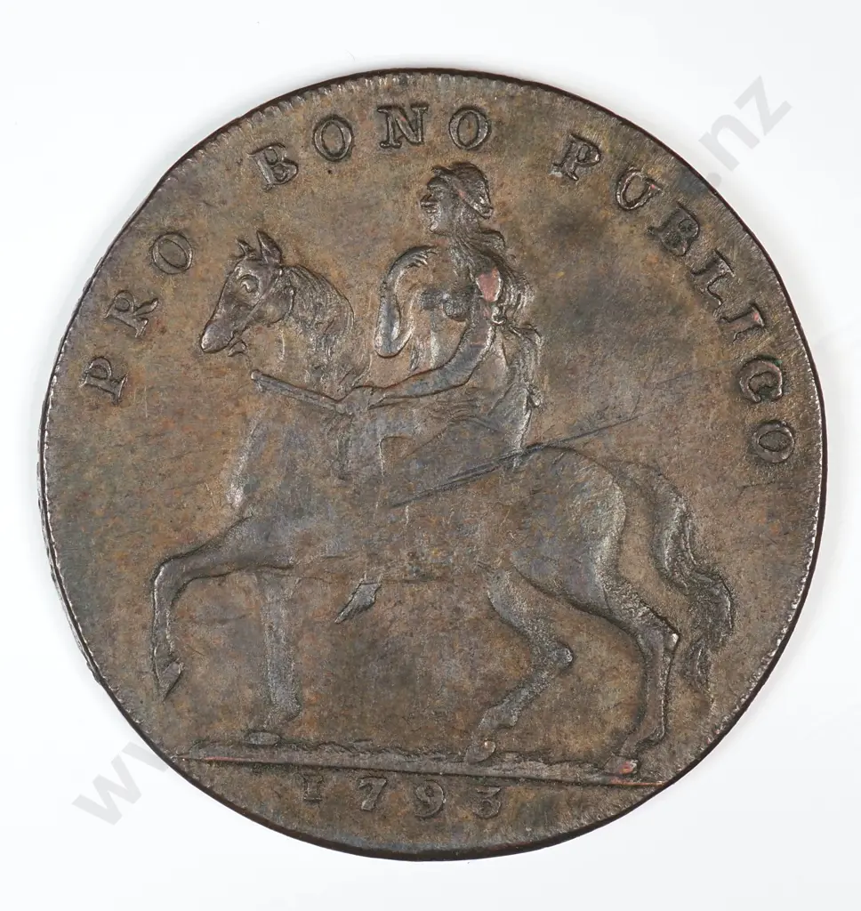 Halfpenny: 1793 - Extremely Fine Image 1++