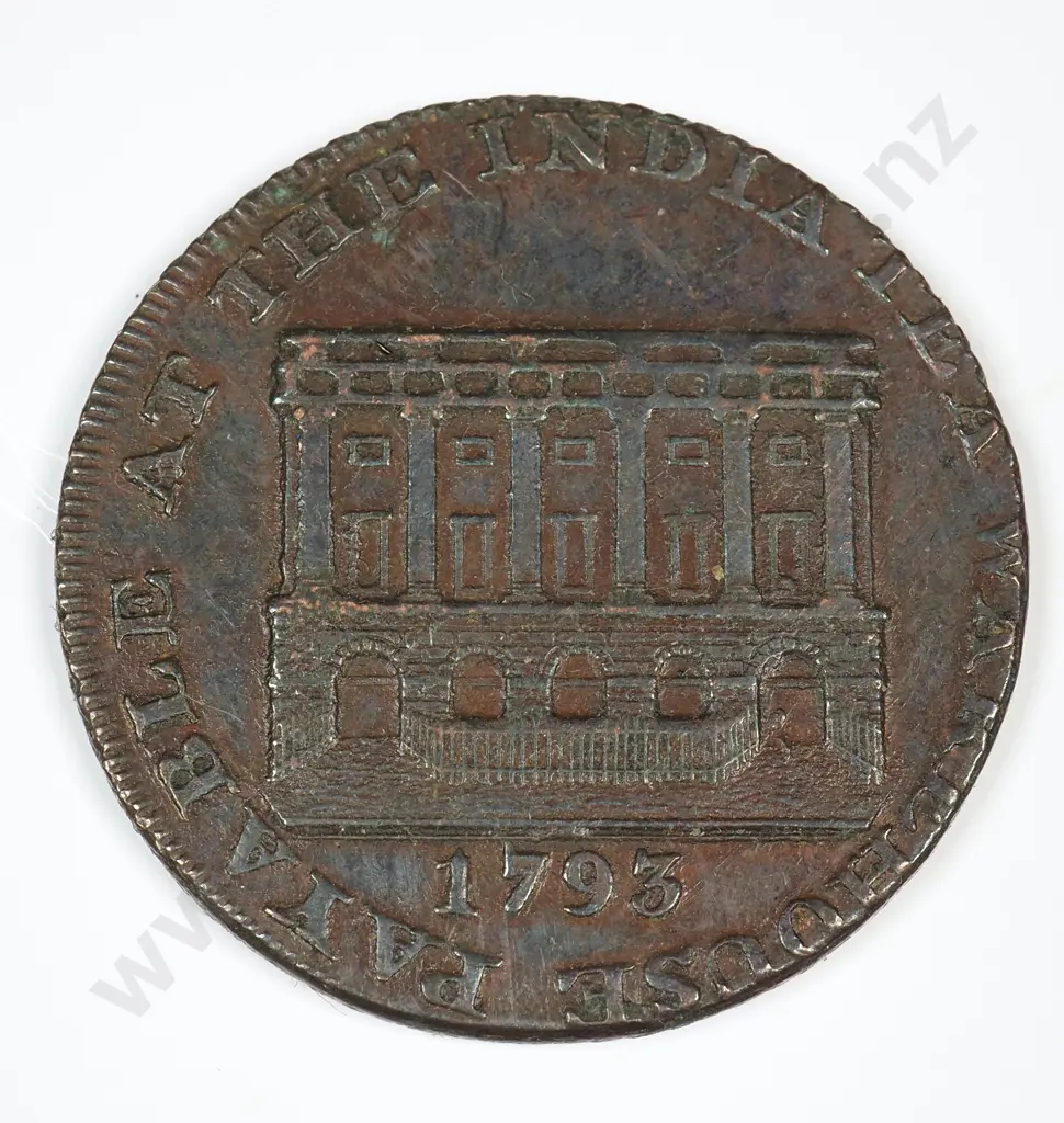Halfpenny: 1793 - Extremely Fine Image 1++