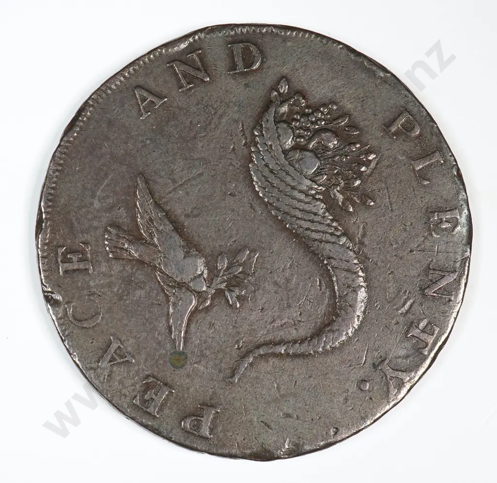 Halfpenny: 1793 - Very Fine Image 1++