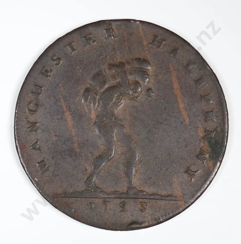Halfpenny: 1793 - Very Fine Image 1++