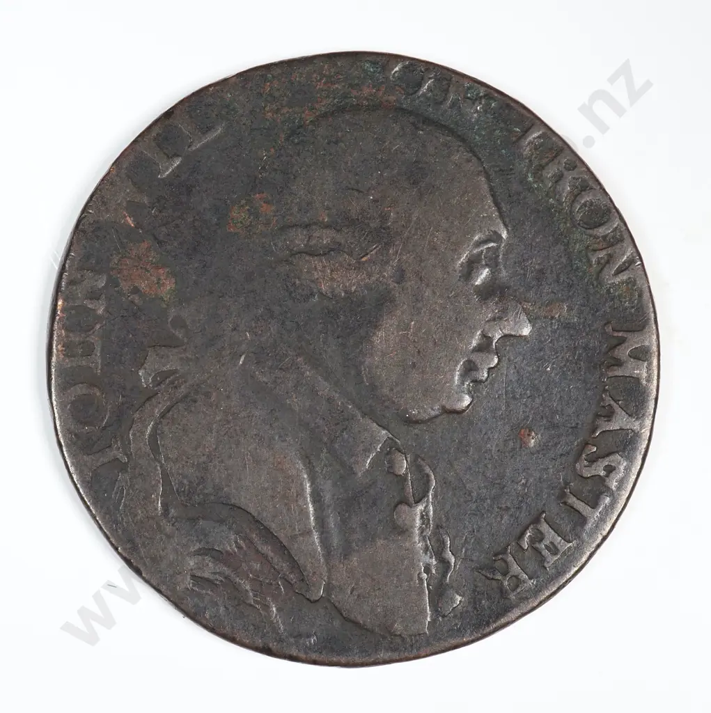 Halfpenny: 1793 - Fine Image 1++