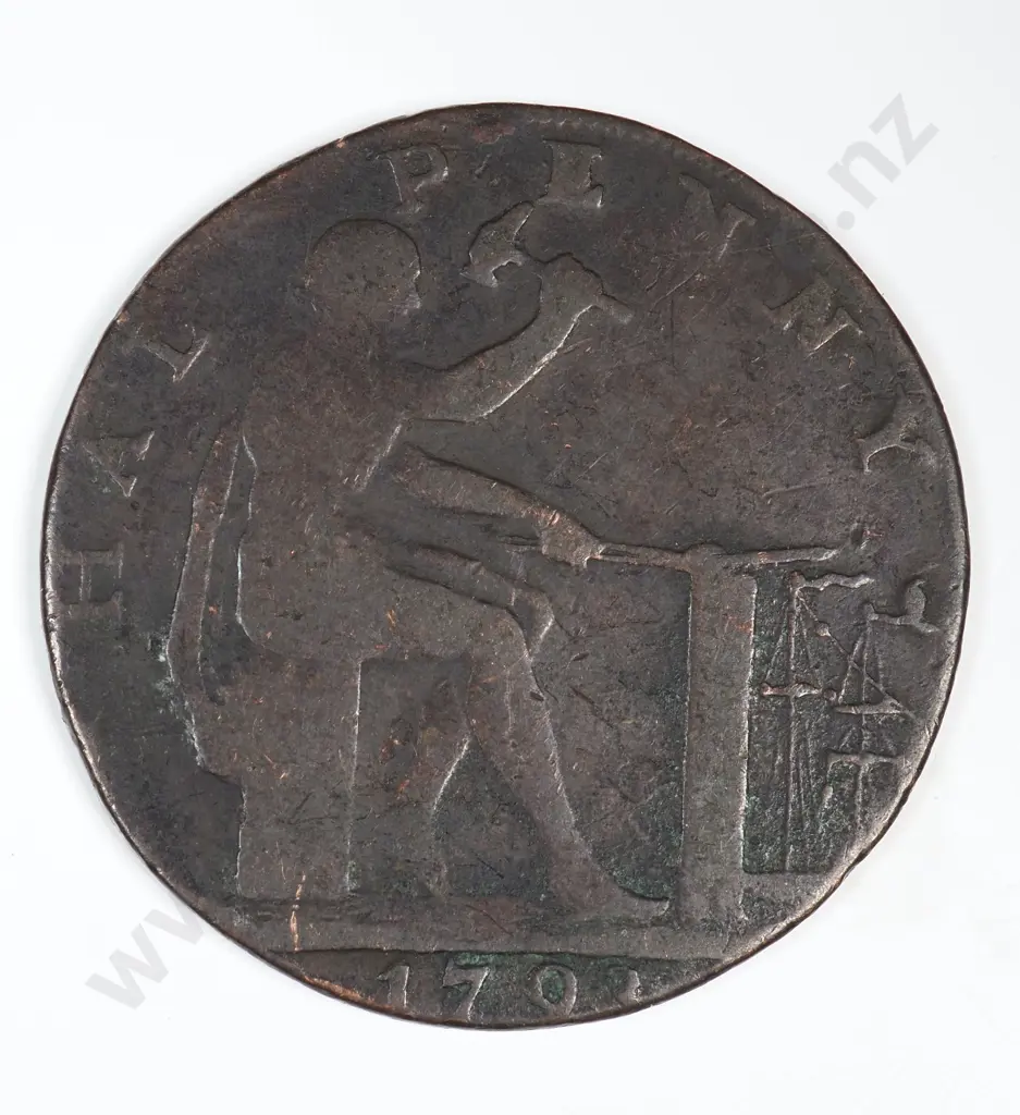 Halfpenny: 1793 - Fine Image 1++