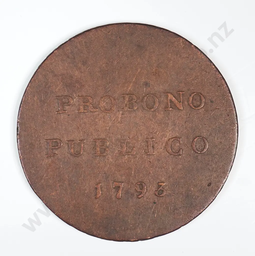Halfpenny: 1793 - Very Fine Image 1++