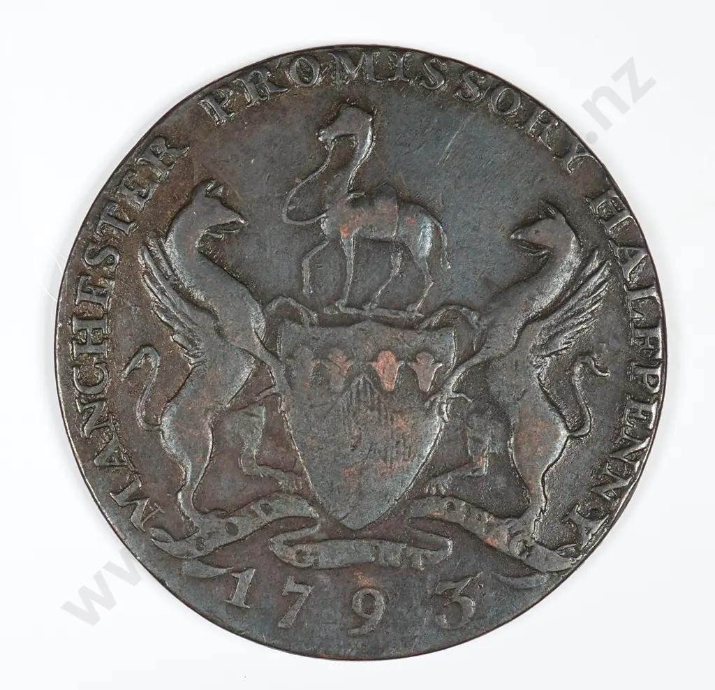 Halfpenny: 1793 - Very Fine Image 1++
