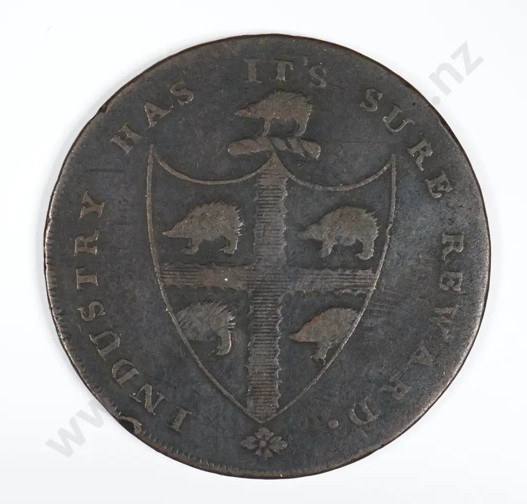 Halfpenny: 1793 - Fine Image 1++