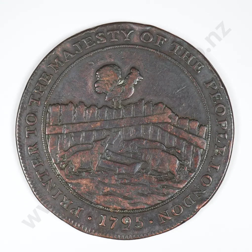 Halfpenny: 1795 - Very Fine Image 1++