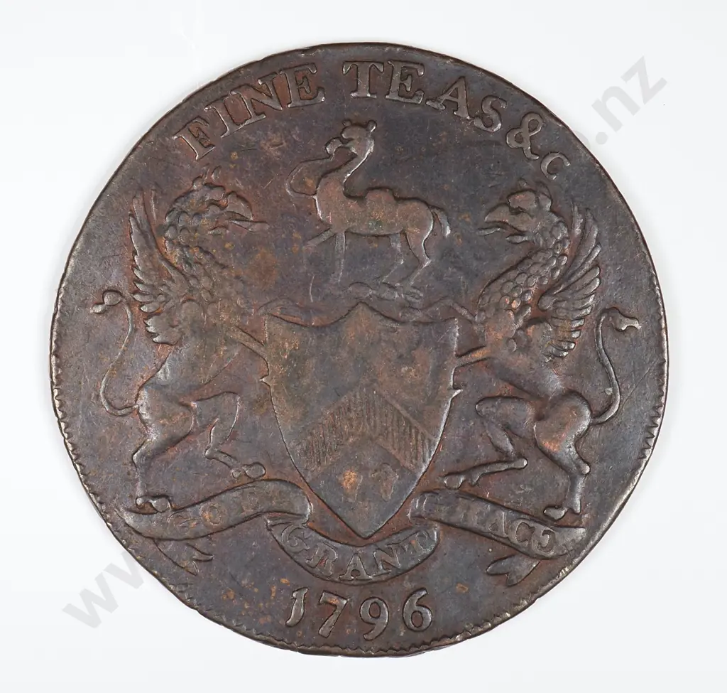 Halfpenny: 1796 - Very Fine Image 1++
