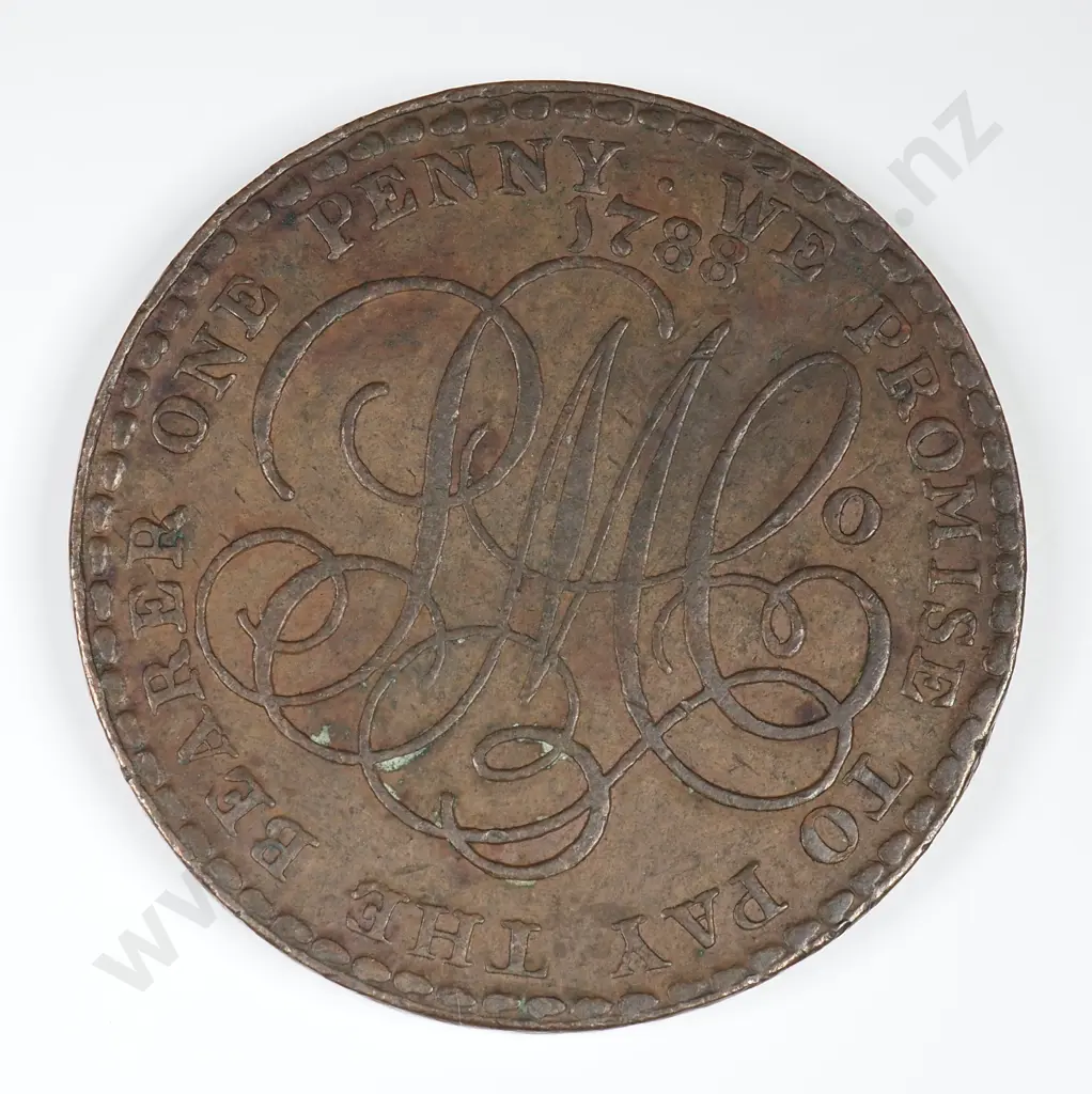 Penny: 1788 - Very Fine Image 1++