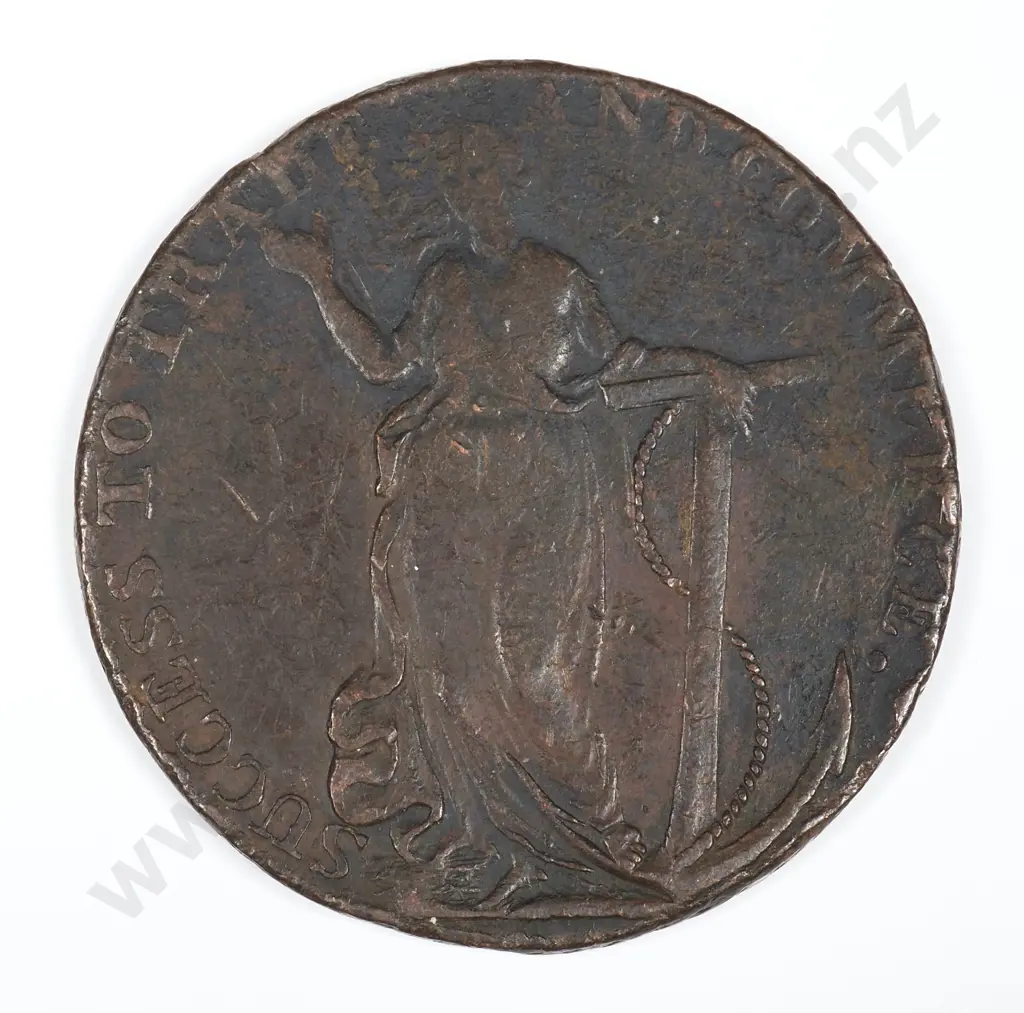 No Date Halfpenny: Fine Image 1++