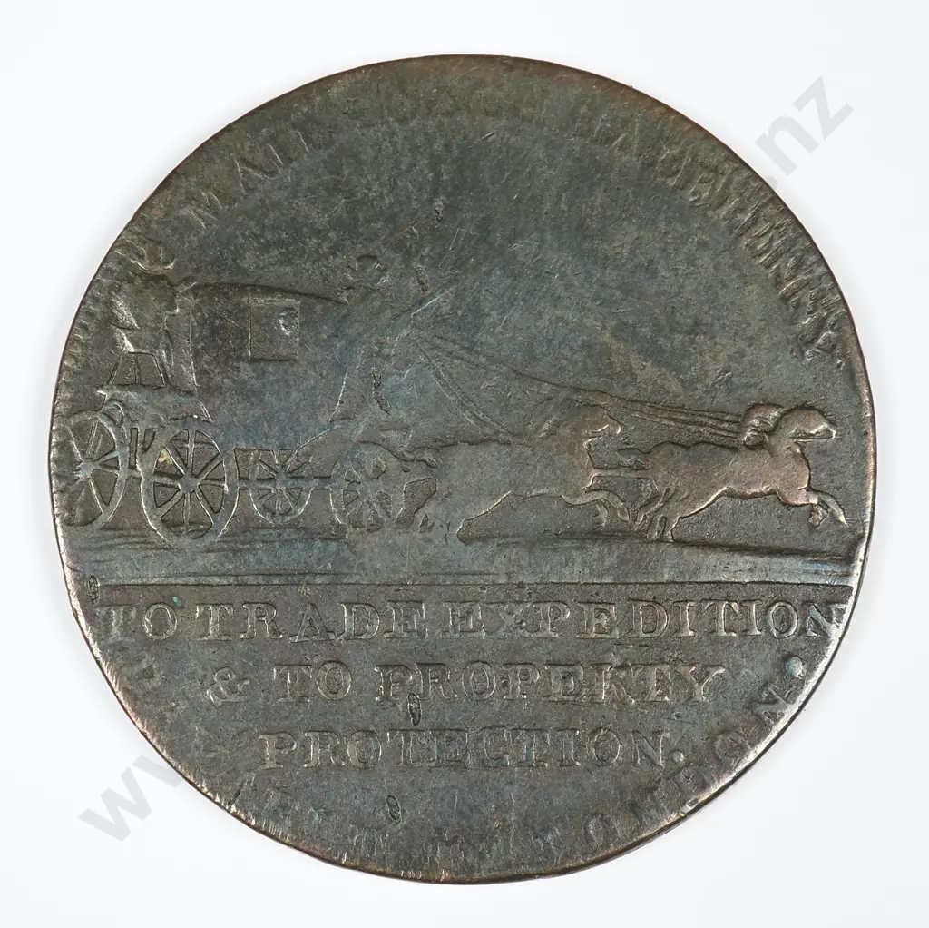 No Date Halfpenny: Fine Image 1++