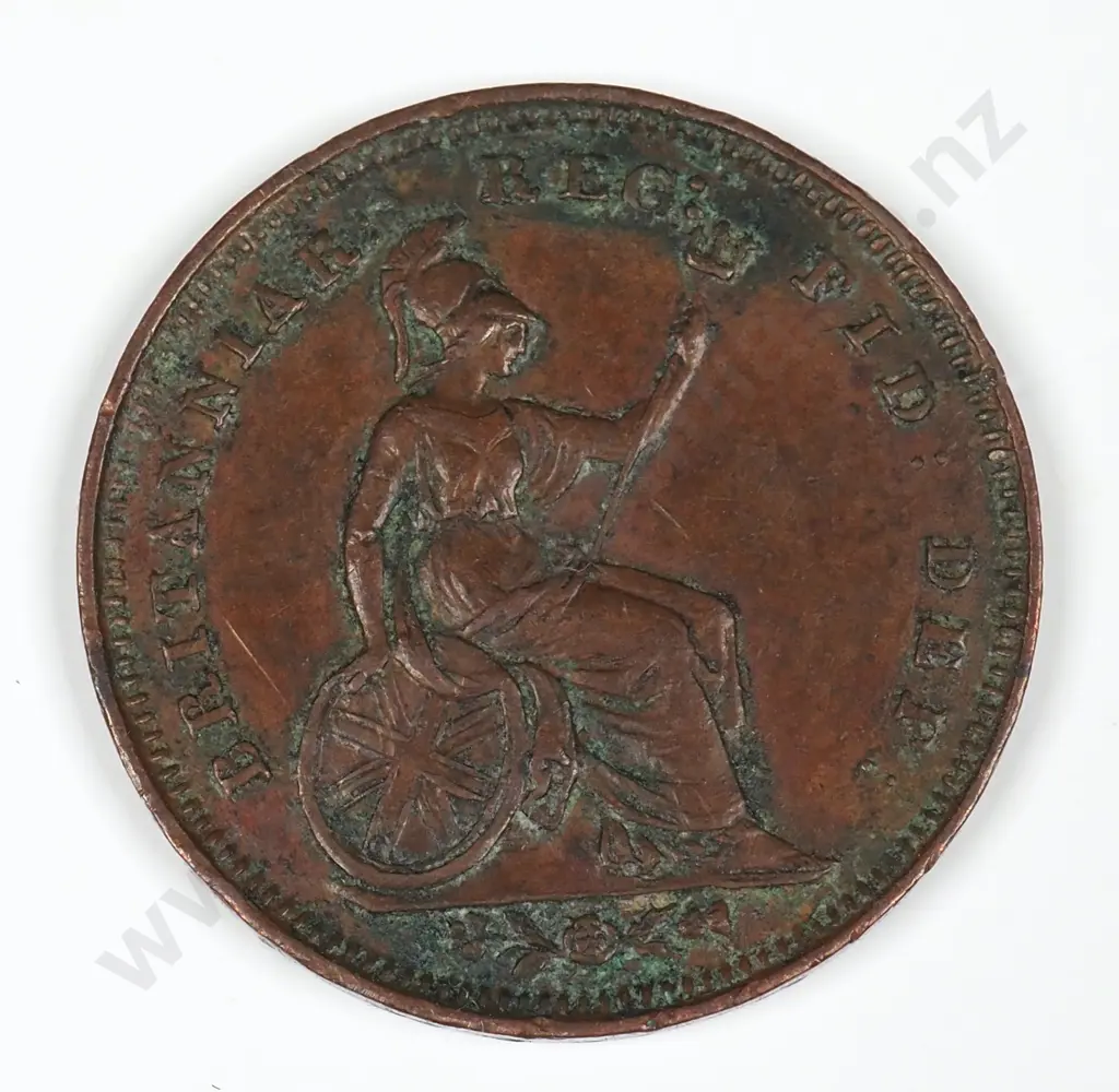 One Third Farthing: 1844 - Very Fine Image 1++