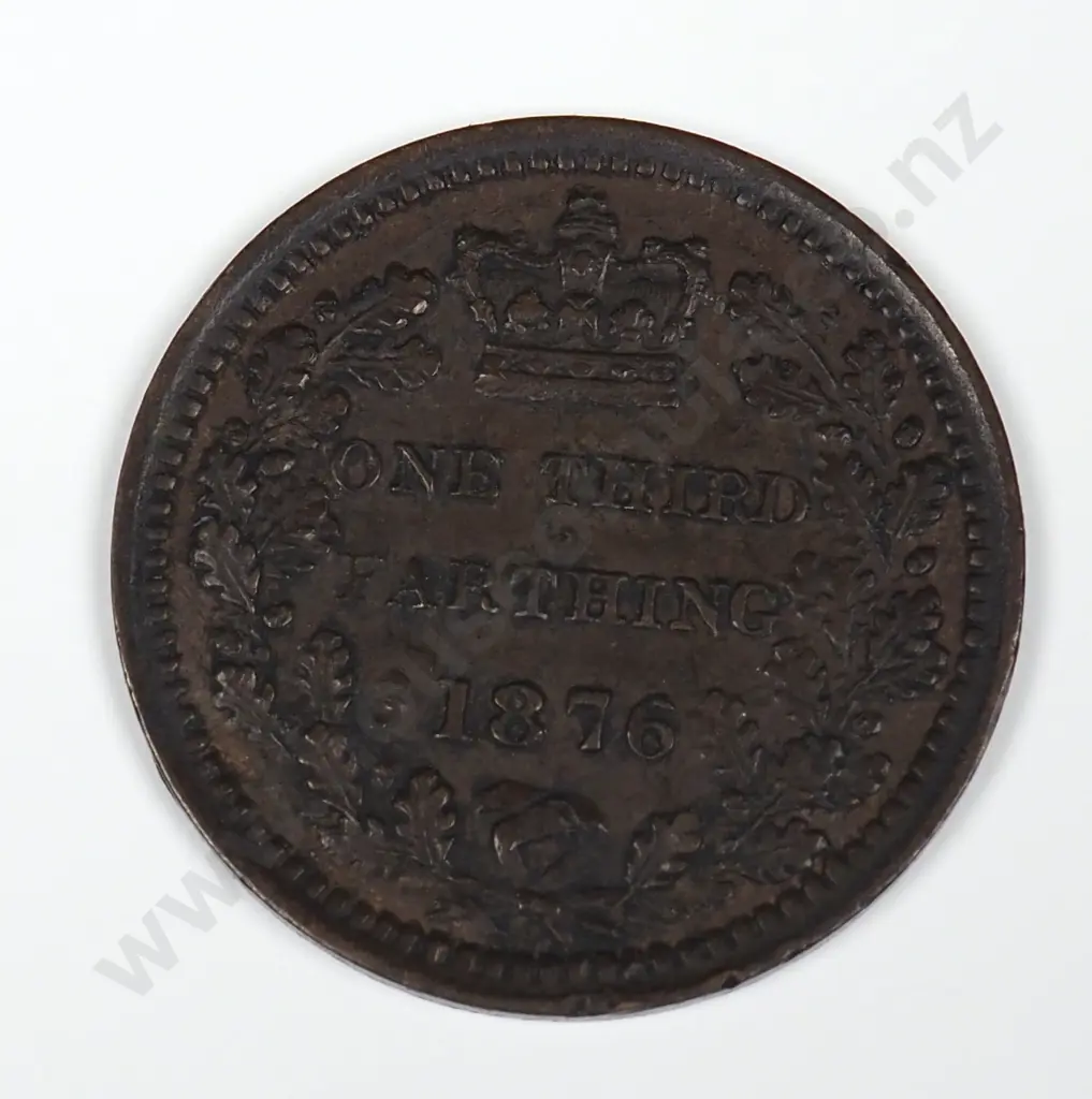 One Third Farthing: 1876 - Very Fine Image 1++