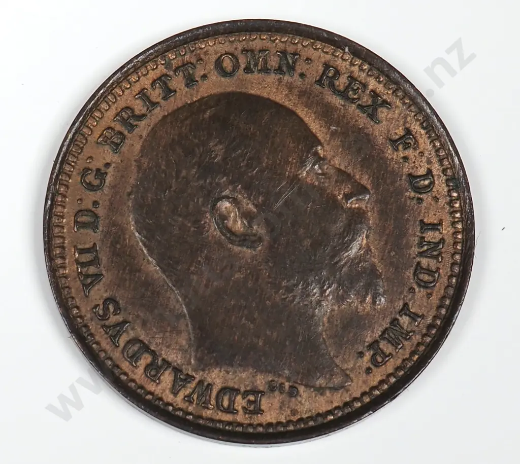One Third Farthing: 1902 - Extremely Fine Image 1++