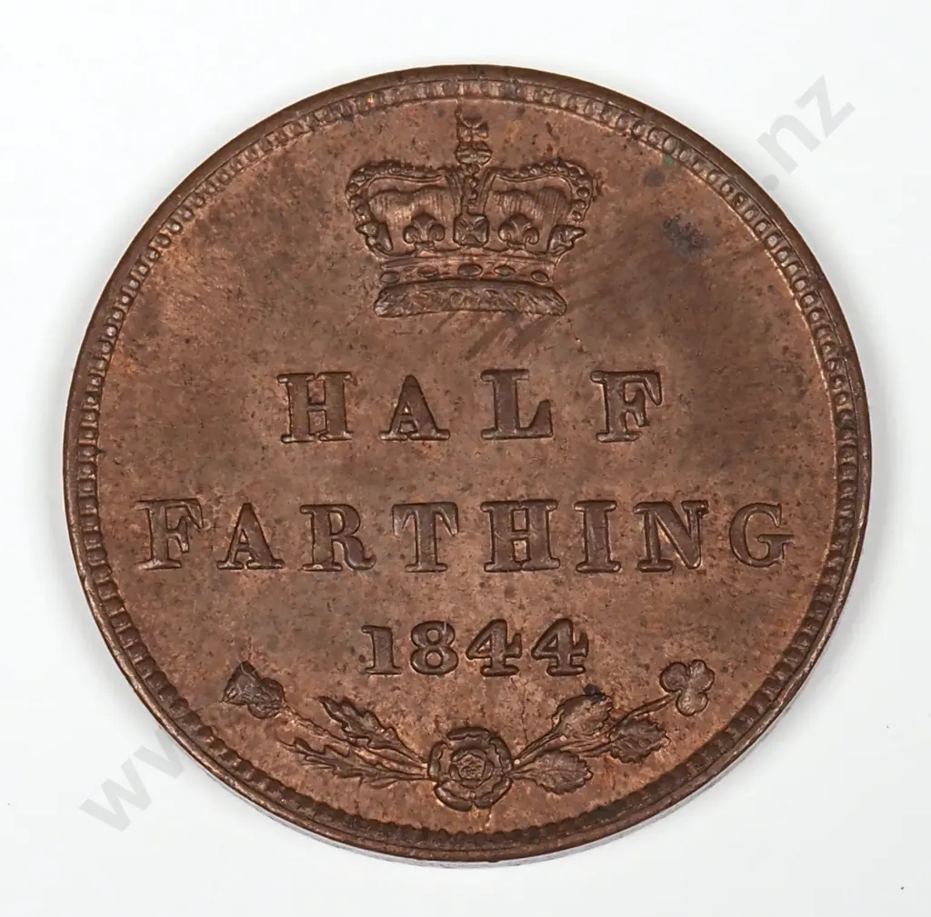 Half Farthing: 1844 - Almost Uncirculated Image 1++