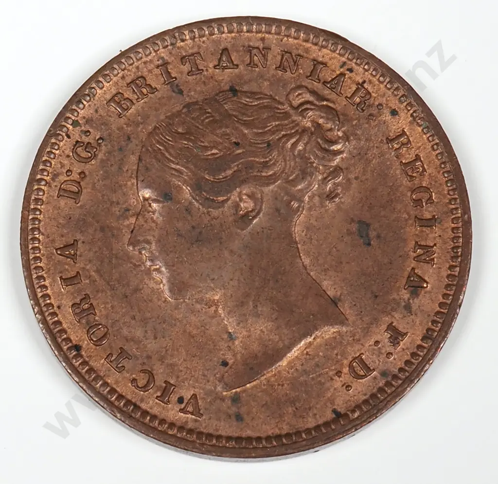 Half Farthing: 1844 - Almost Uncirculated Image 1++