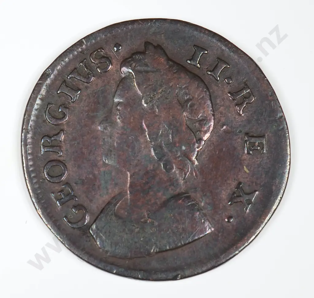 Farthing: 1737 - Fine Image 1++