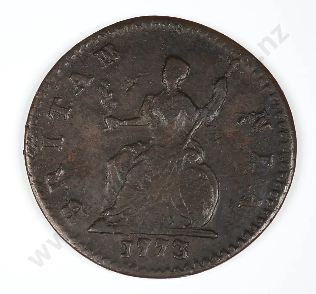 Farthing: 1773 - Very Fine Image 1++