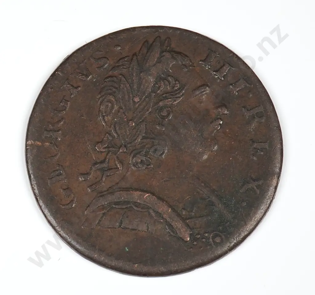 Farthing: 1775 - Very Fine Image 1++