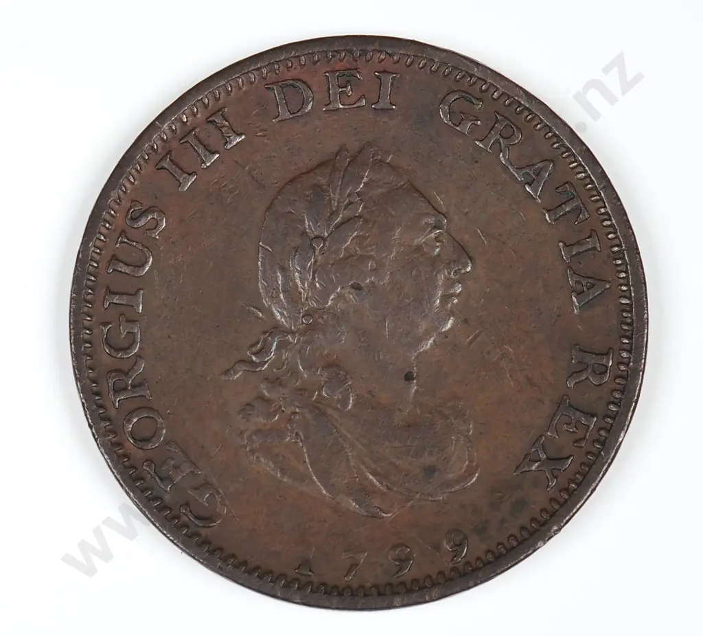 Farthing: 1799 - Extremely Fine Image 1++