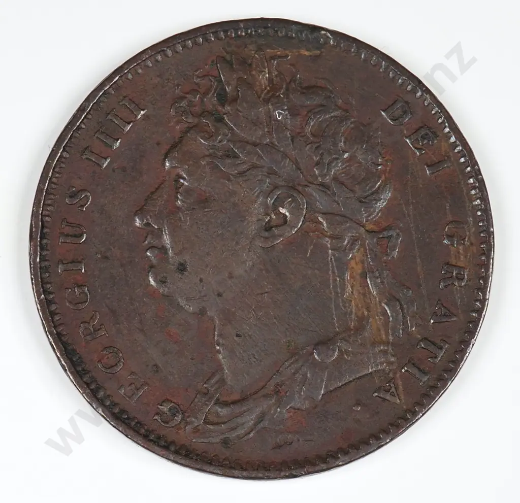 Farthing: 1821 - Fine Image 1++