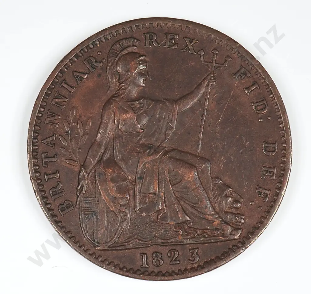 Farthing: 1823 - Extremely Fine Image 1++