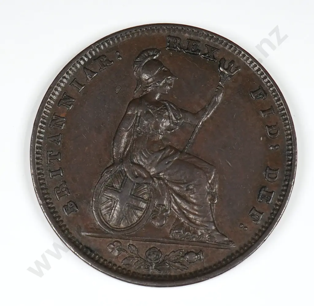 Farthing: 1828 - Extremely Fine Image 1++