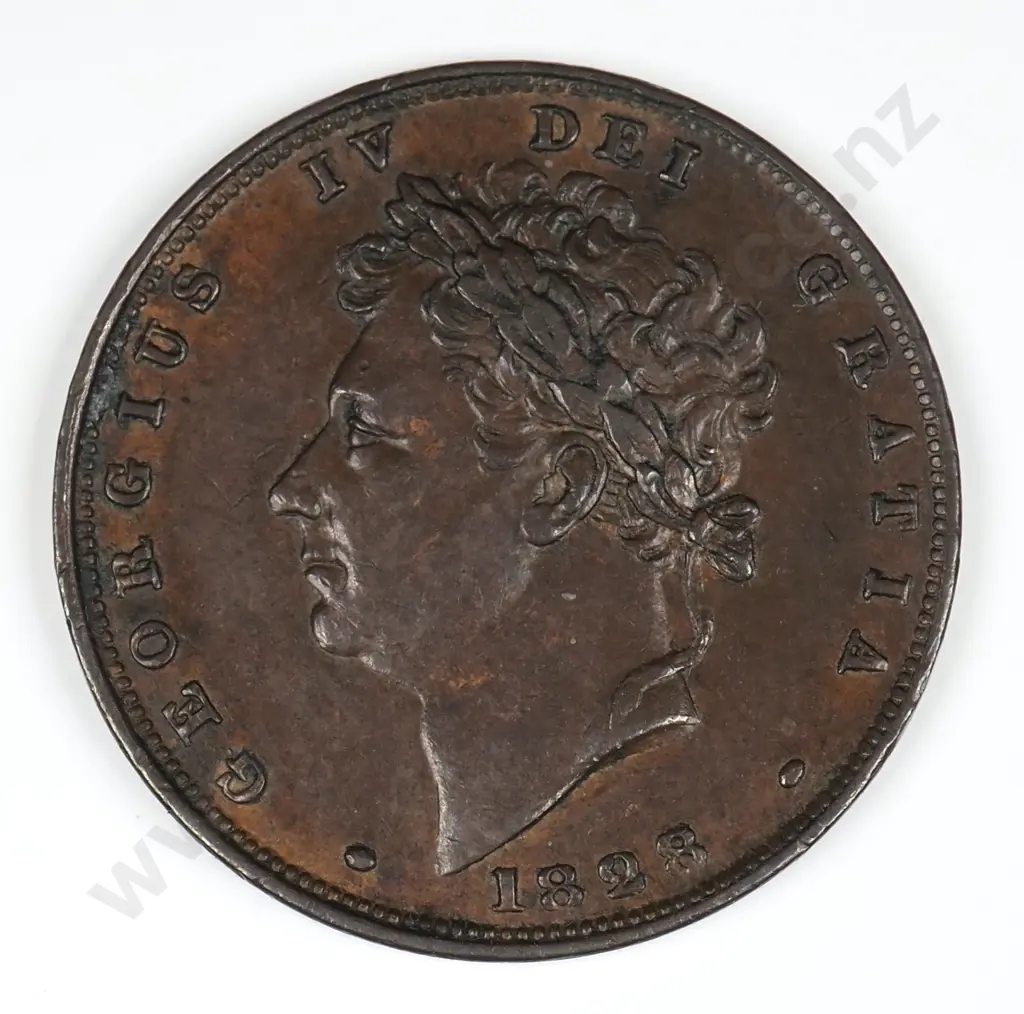 Farthing: 1828 - Extremely Fine Image 1++