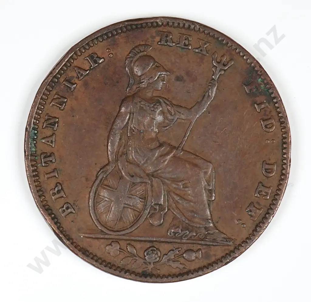 Farthing: 1835- Extremely Fine Image 1++
