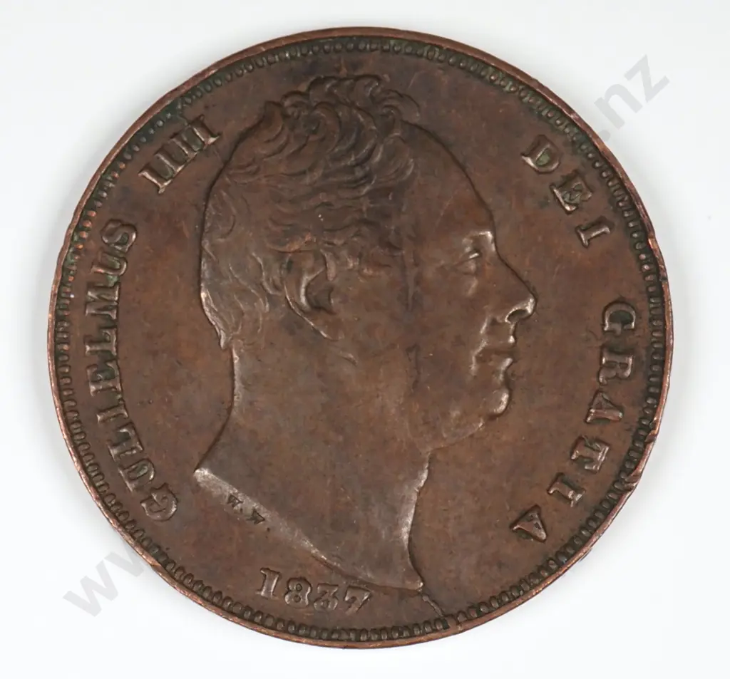 Farthing: 1837 - Very Fine Image 1++