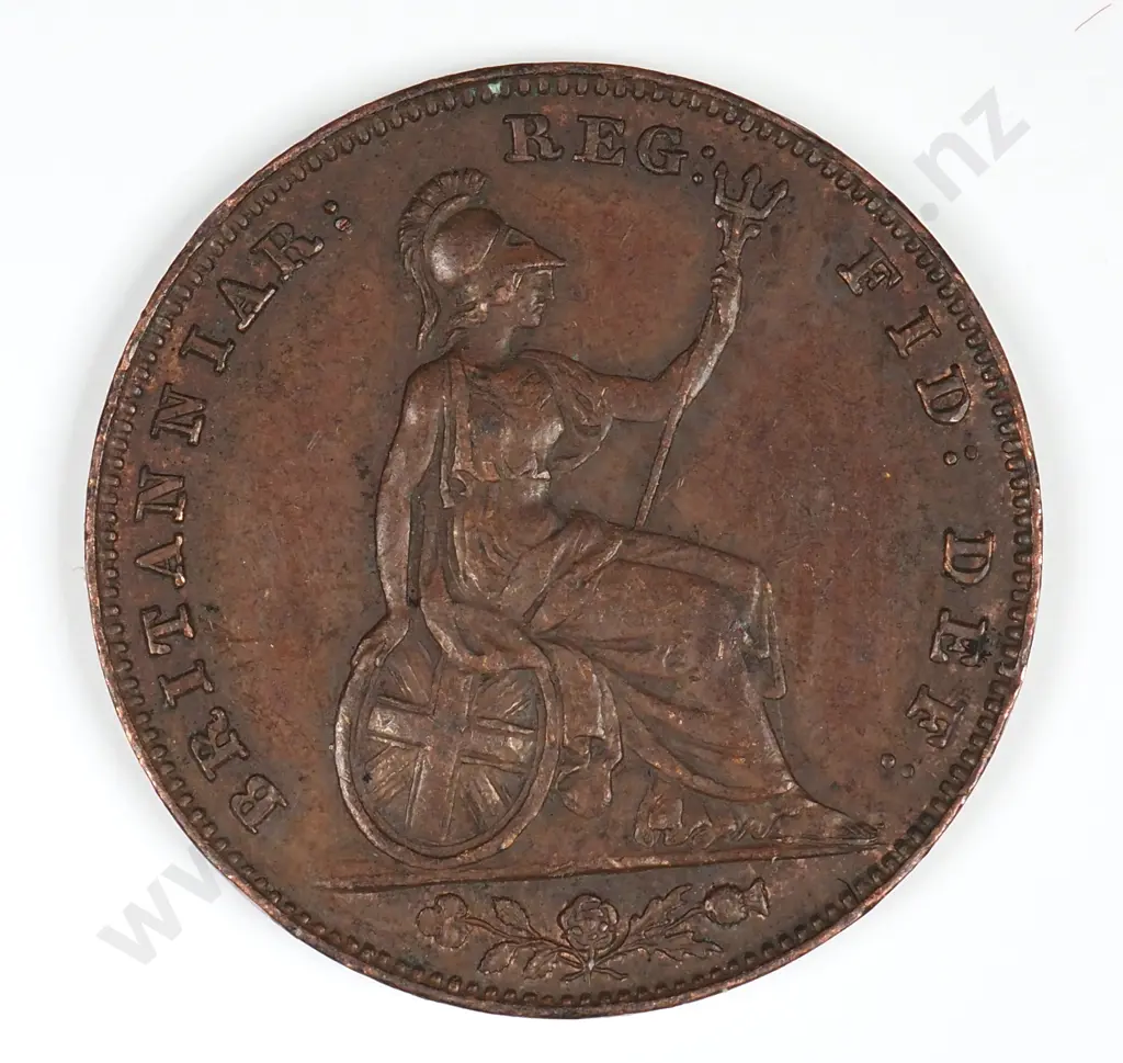 Farthing: 1845 - Extremely Fine Image 1++