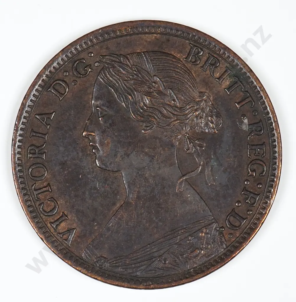 Farthing: 1863 - Extremely Fine Image 1++