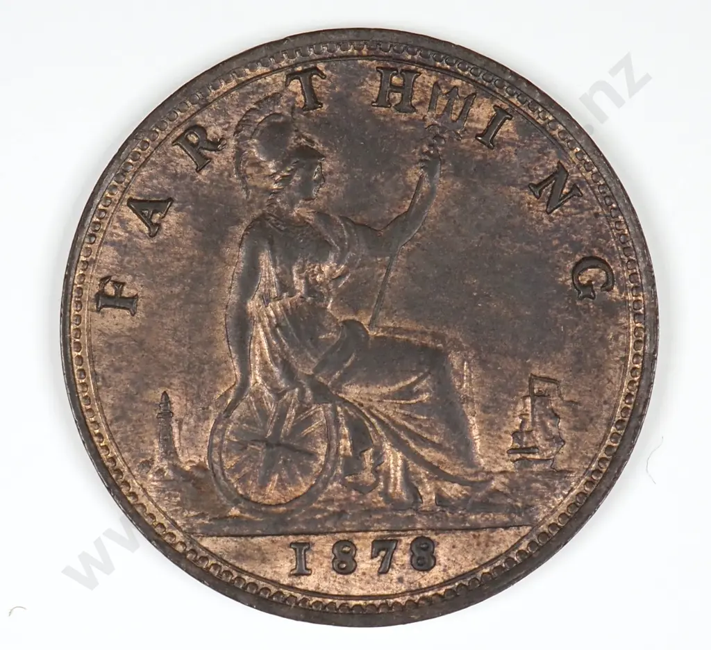 Farthing: 1878 - Extremely Fine Image 1++