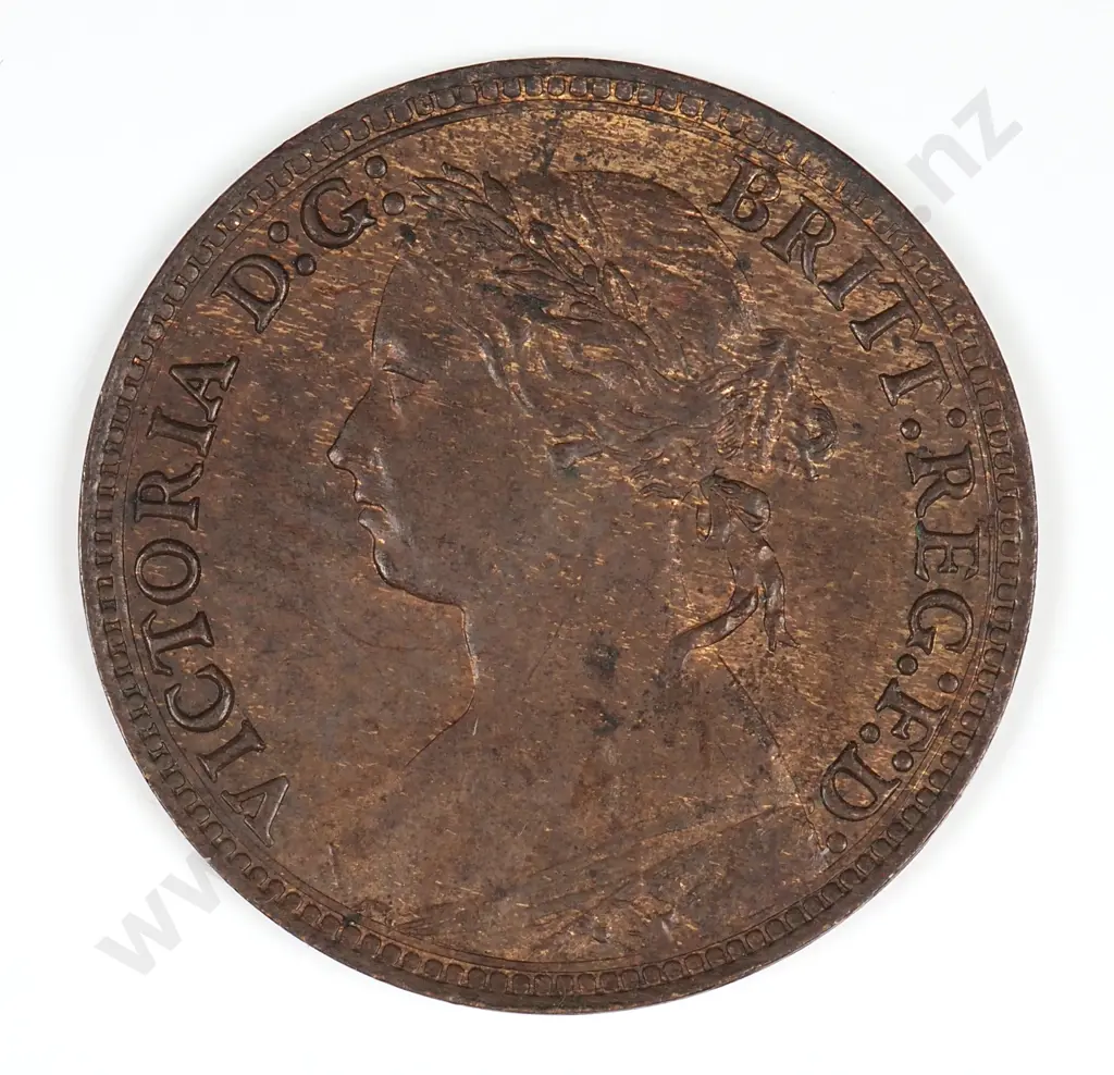 Farthing: 1880 - Almost Uncirculated Image 1++