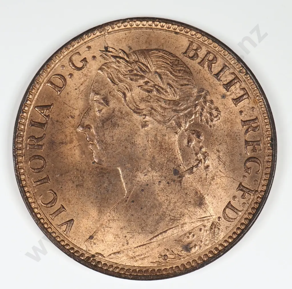 Farthing: 1881 - Uncirculated Image 1++