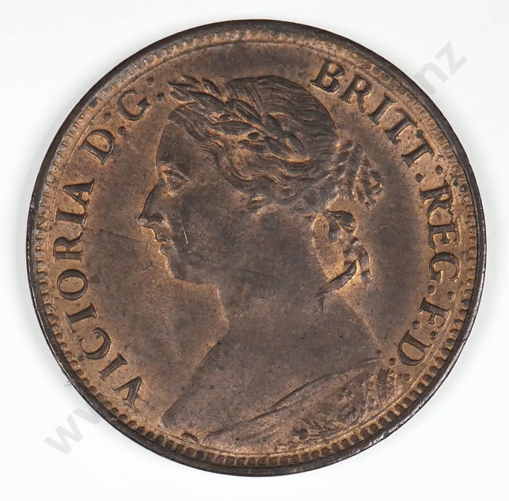 Farthing: 1884 - Extremely Fine Image 1++